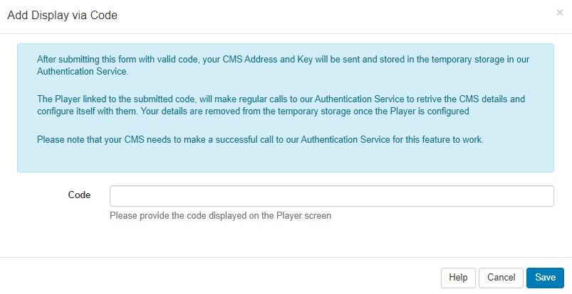 Android Install Player Display Code