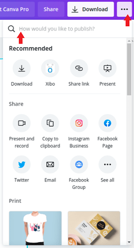 Canva Dashboard