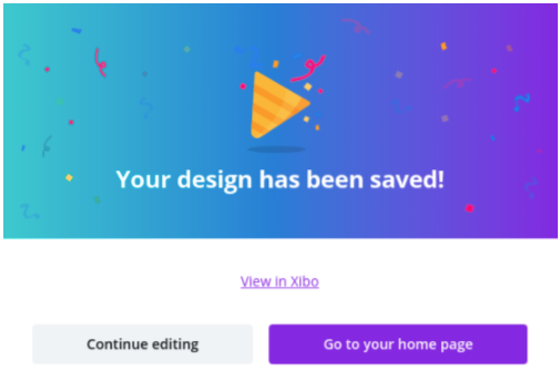 Canva Design Saved