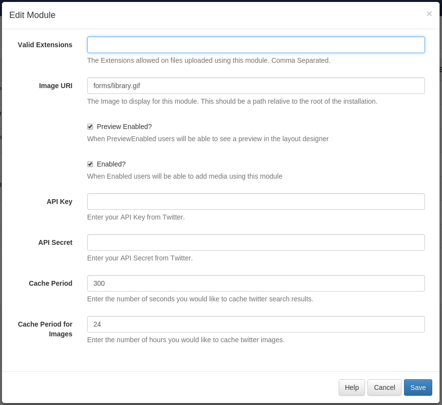 Twitter Module