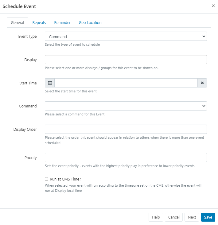 Schedule Command