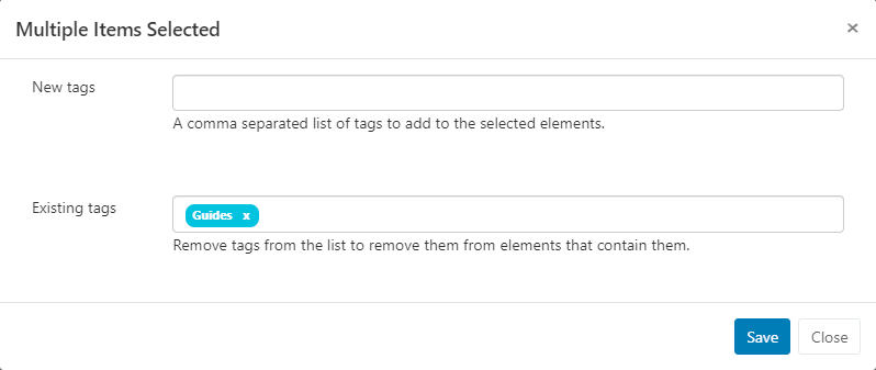 Bulk Tags