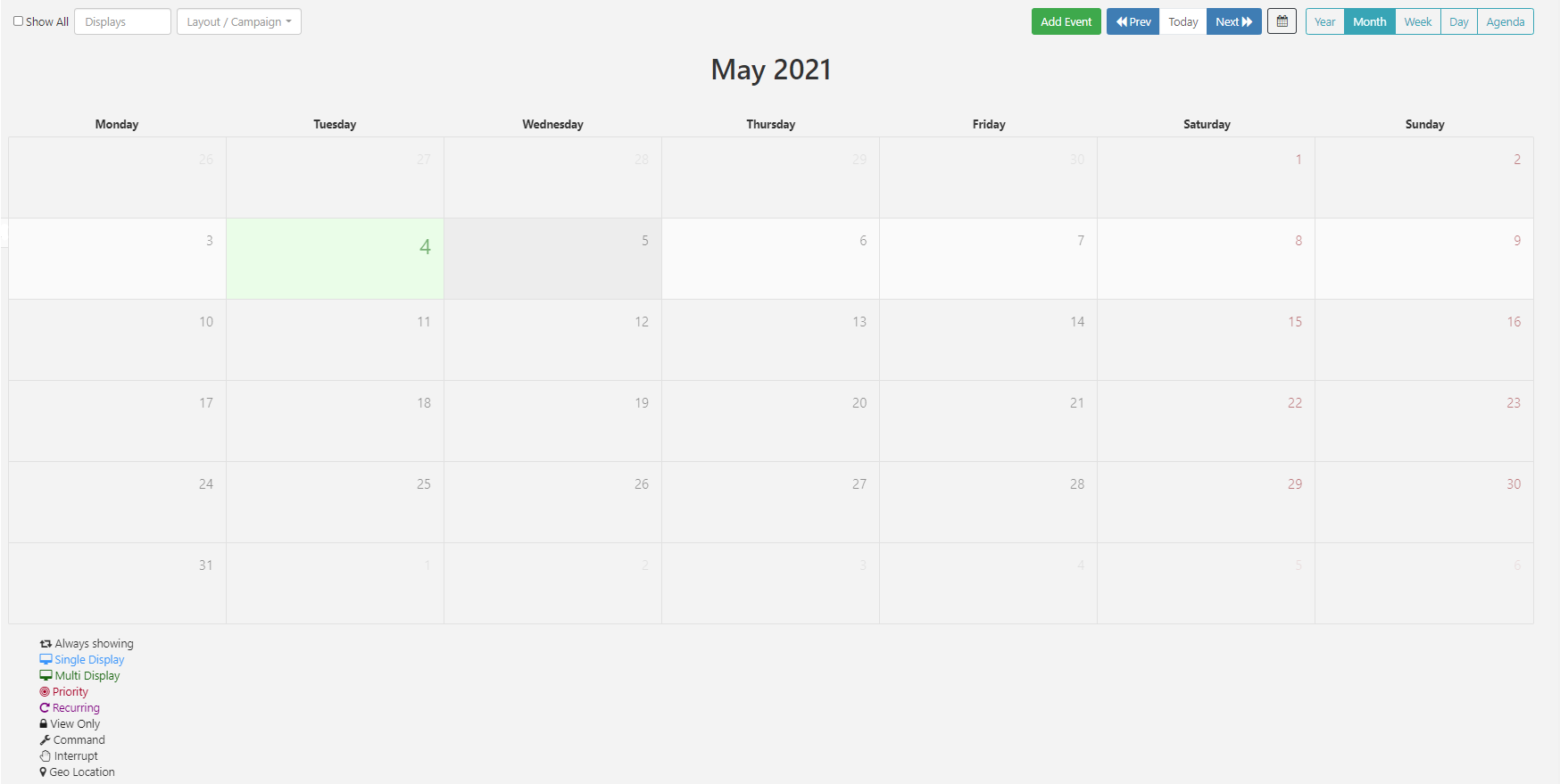 Schedule